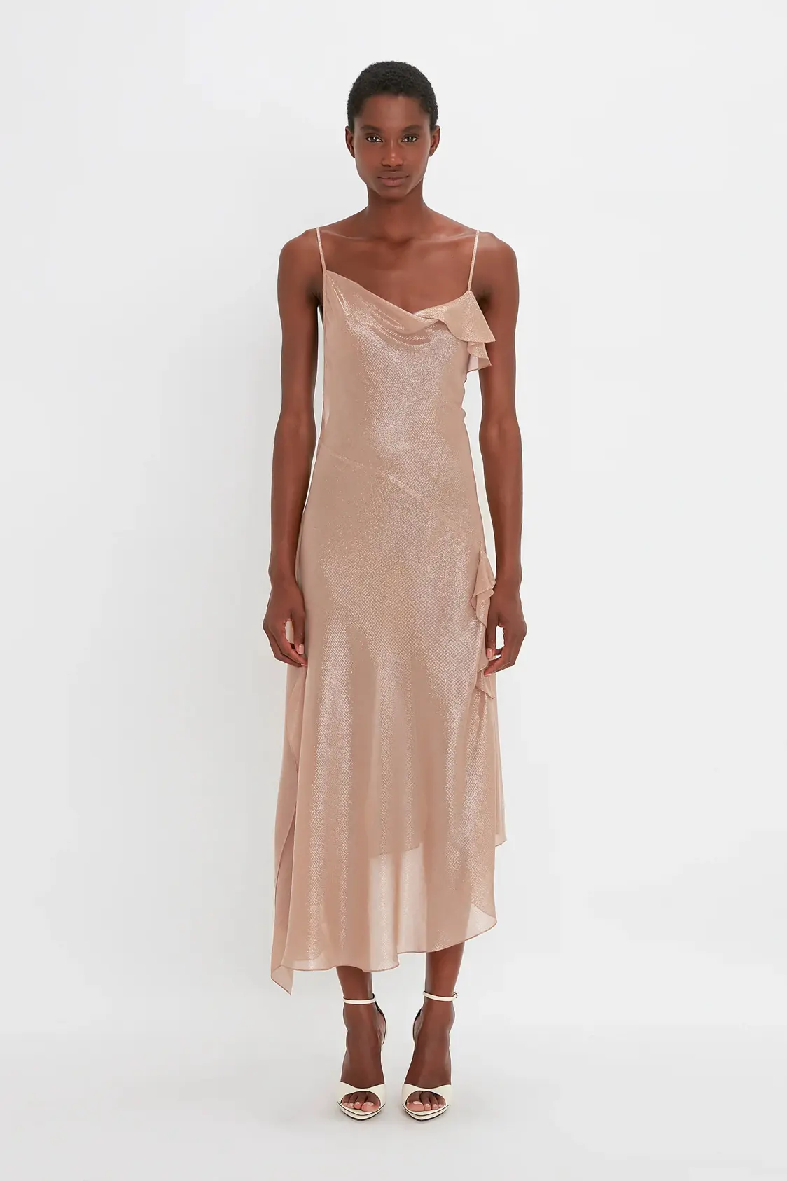 Vestido Longo em Gengibre