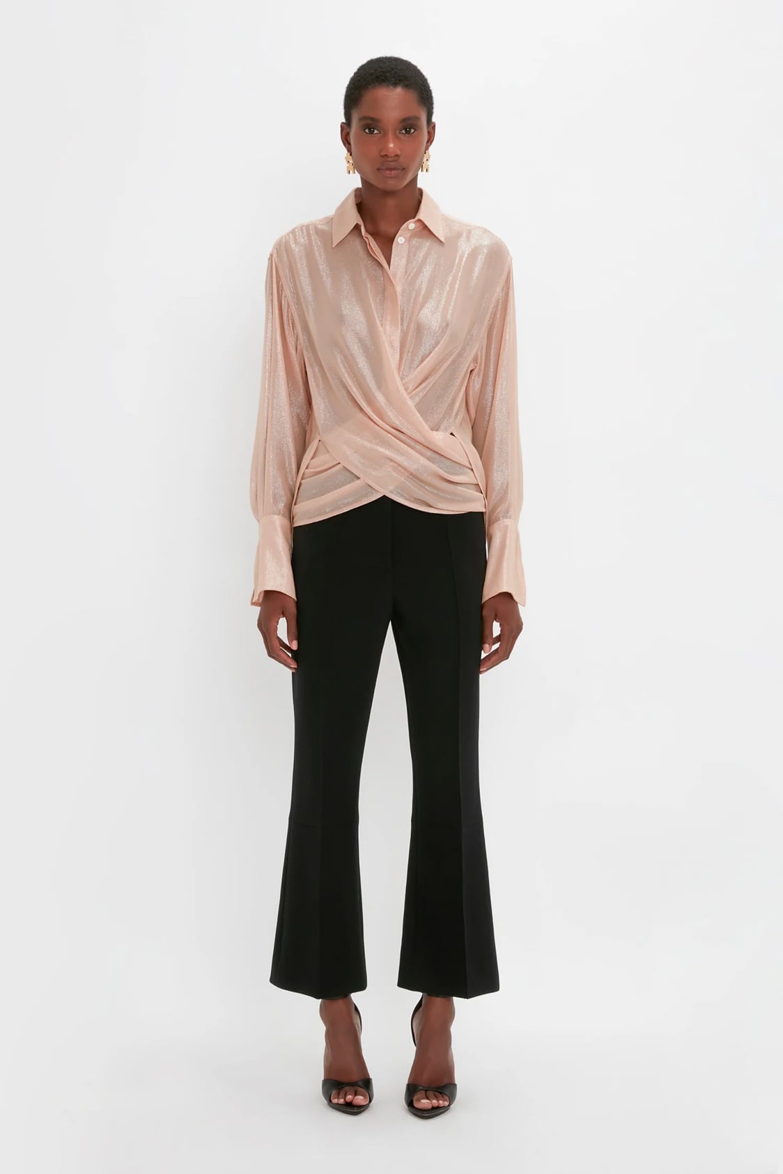 Blusa com Detalhe Franzido em Esmeralda