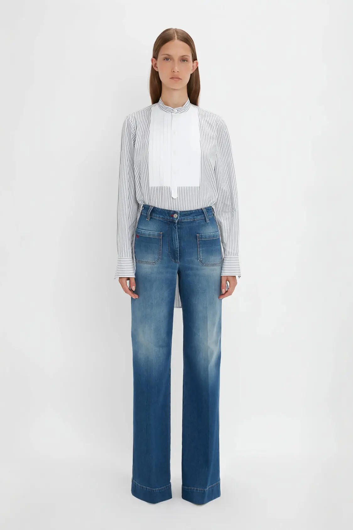 Calça Jeans Bianca em Denim Azul Claro