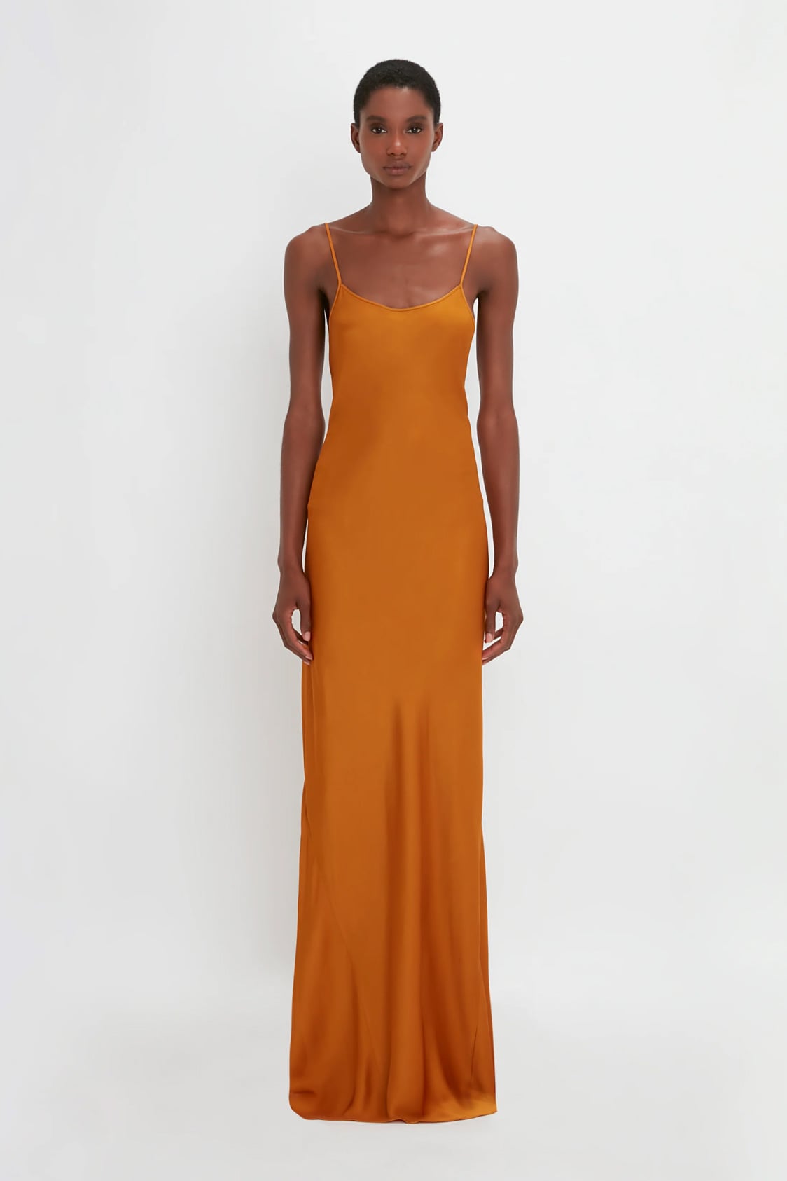 Vestido Longo Cami em Gengibre