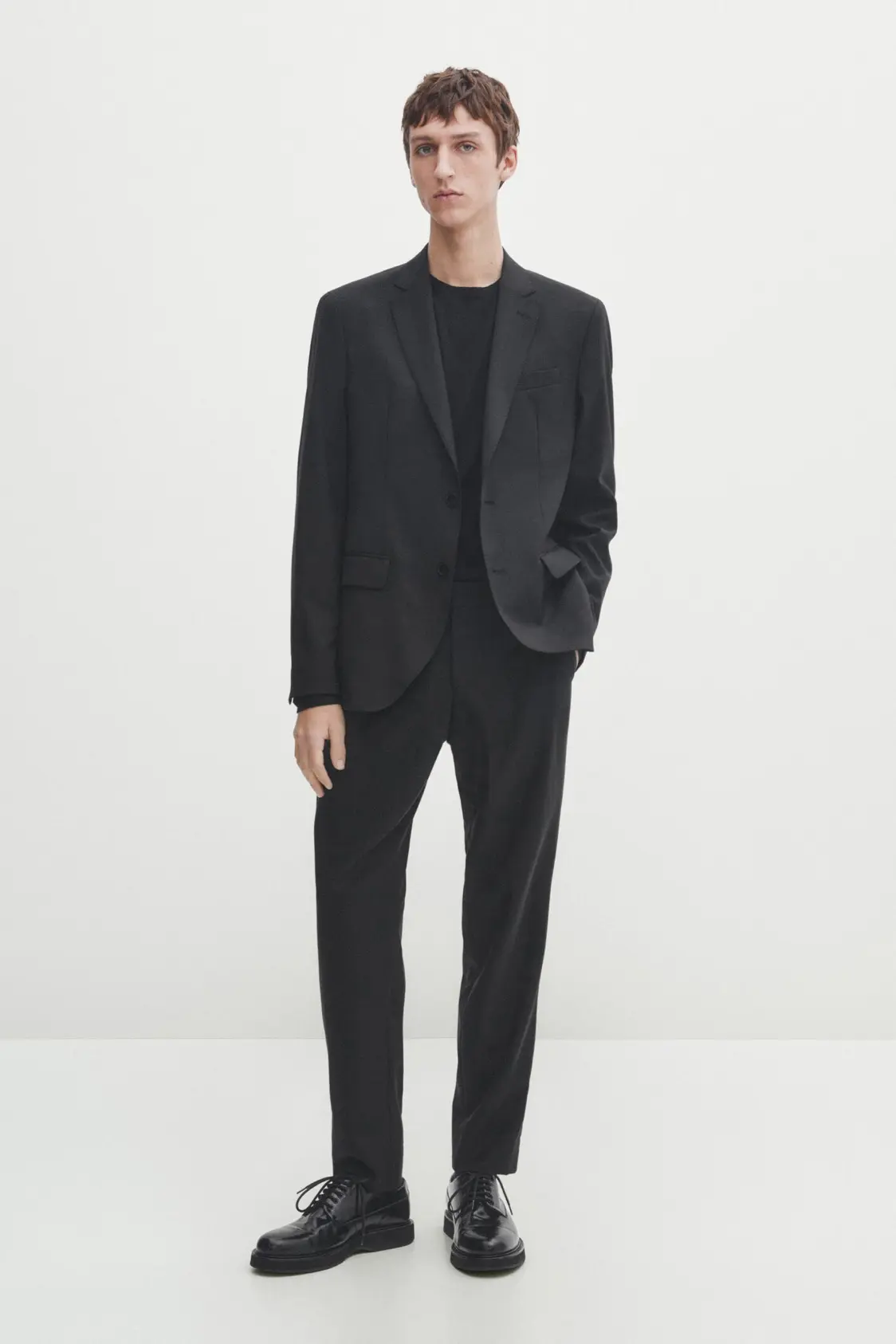 Blazer de Terno em Lã Stretch 100%
