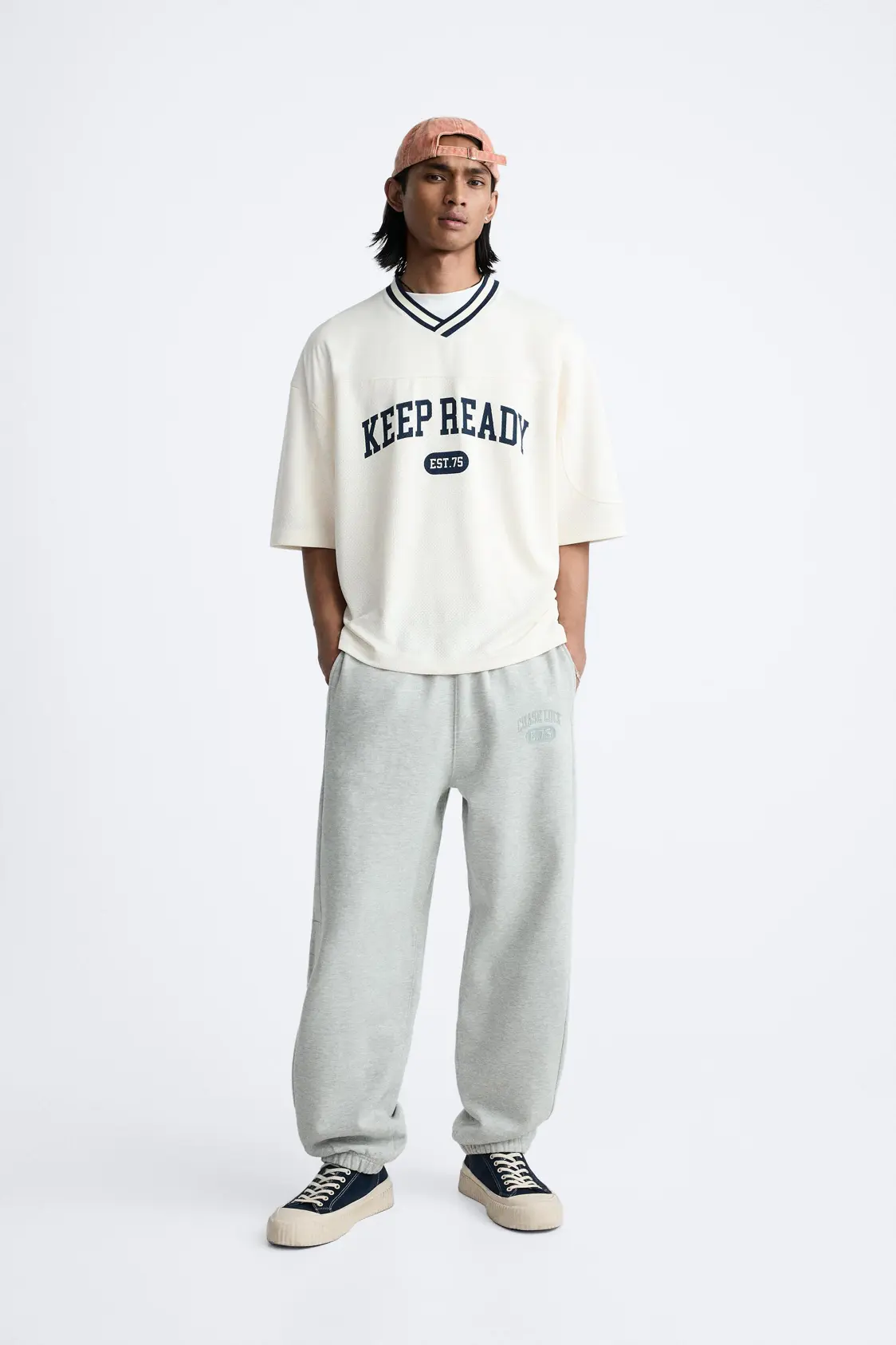 Camiseta Relaxed Fit de Algodão