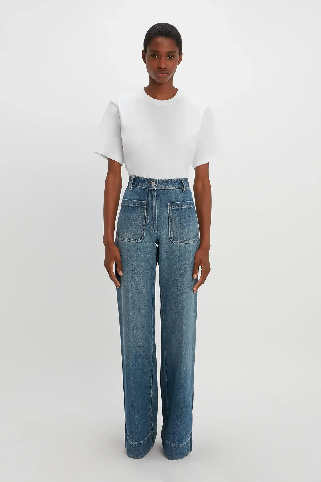 Calça Jeans Alina em Lavagem Vintage Escura